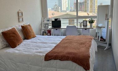 SE ARRIENDA DEPARTAMENTO AMOBLADO EN EDIF, AQUAMARE