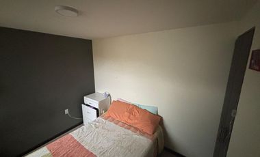 SE RENTA RECAMARA AMUEBLADA EN DEPARTAMENTO DE 2 HAB, SOLO PARA SEÑORITA, COL GABRIEL PASTOR.