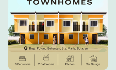 3-bedroom Townhouse For Sale in Santa Maria Bulacan