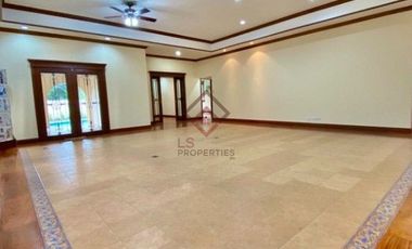 RH133 FOR RENT Furnished 4BR House with Pool in Ayala Alabang Village, Muntinlupa