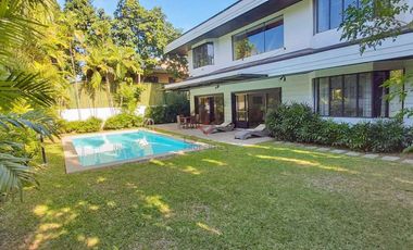RH132 FOR RENT Fully Furnished 3BR House with Pool in Ayala Alabang Village, Muntinlupa