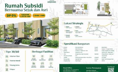 Jual Rumah Subsidi Murah Angsuran 1 Juta an Arjasari Bandung selatan
