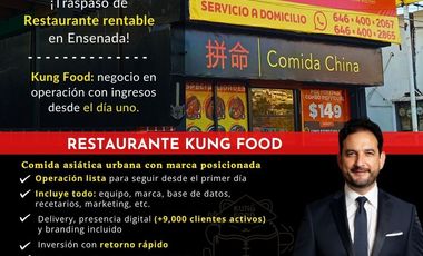 Restaurante Kung Food en traspaso | Negocio rentable en operación | Col. Revolución, Ensenada