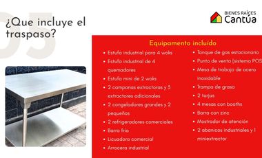 Restaurante Kung Food en traspaso | Negocio rentable en operación | Col. Revolución, Ensenada