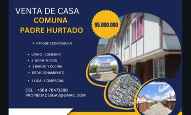Casa en venta en Padre Hurtado, Talagante