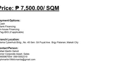 LOT FOR SALE • 805 SQM @ ₱7,500/SQM • De Claro‑Punzalan, Megaheights Subd, Alangilan, Batangas City