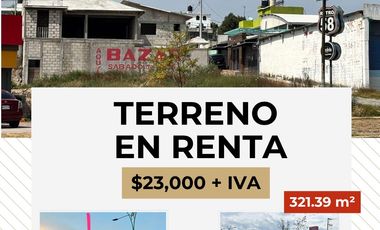 TERRENO EN RENTA, BOULEVARD RAMON G. BONFIL, PACHUCA DE SOTO HIDALGO