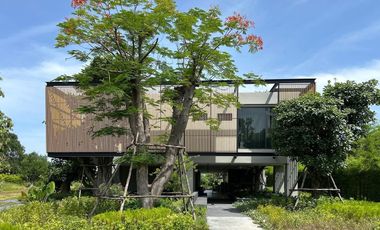 More Than a Home — A Sanctuary of Inspiration and Relaxation  For Sale: A Luxurious Riverside Vacation Home in Ayutthaya Modern, elegant