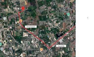 Rarely on the market! Large Land Plot for Sale – 600 sq.wah in Petchmontol Green Project, Bangbon 5 Road