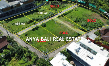 Dijual tanah kavling mulai 5 Are an dekat shortcut Pantai Lima dan Pantai Pererenan Bali
