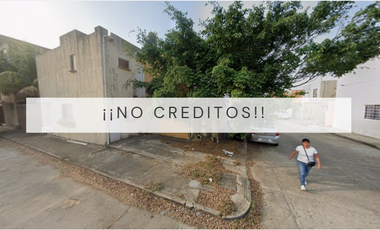 CASA EN CALLE PROPELA, PUERTO ESMERALDA, VERACRUZ, MÉXICO. ¡NO CRÉDITOS!