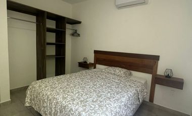 EN RENTA DEPARTAMENTO AMUEBLADO DE 2 RECAMARAS EN PUERTO MORELOS