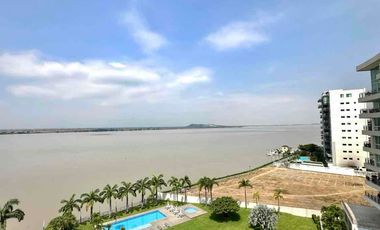BLUE BAY-MOCOLI SAMBORONDON KM6, Alquilo Departamento amoblado 3 dormitorios $2700.
