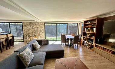 CASA EN VENTA Y/O EN RENTA MODERNA CON TERRAZA, VISTA ESPECTACULAR Y SEGURIDAD