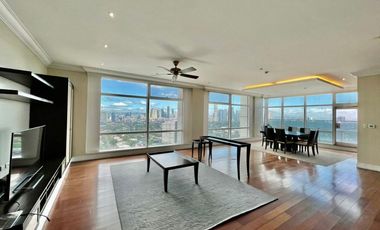 ONE ROXAS TRIANGLE: 3BR FOR SALE, Forbes unit, 313 sqm, with balcony, 3 parking, P132M