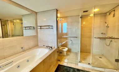 ONE ROXAS TRIANGLE: 3BR FOR SALE, Forbes unit, 313 sqm, with balcony, 3 parking, P132M