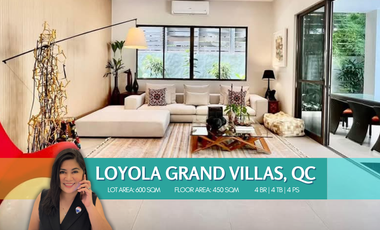 FOR SALE! Fully Furnished Modern Home with Pool in Loyola Grand Villas, Quezon City