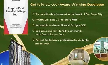 Last Unit: 1 Bedroom For Sale in Mango Tree Residences near LaSalle, Xavier, Cubao, Greenhills, LRT2, U-Belt, Sta Mesa Manila