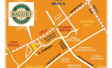 2 Bedroom 30sqm RFO For Sale in Little Baguio Terraces San Juan near Cubao, Greenhills, Xavier, La Salle, U-Belt, LRT2, Sta Mesa Manila