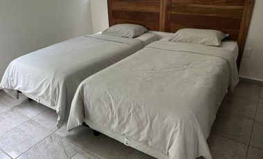 FURNISHED 2-BEDROOM APARTMENT FOR RENT IN PUERTO MORELOS