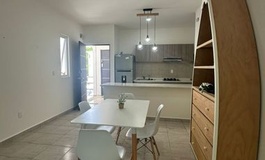 FURNISHED 2-BEDROOM APARTMENT FOR RENT IN PUERTO MORELOS