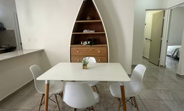 FURNISHED 2-BEDROOM APARTMENT FOR RENT IN PUERTO MORELOS