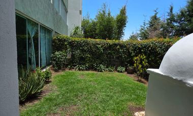 DEPARTAMENTO EN VENTA CON JARDÍN EN FRACCIONAMIENTO PRIVADO- RESIDENCIAL BOSQUES TRES MARÍAS