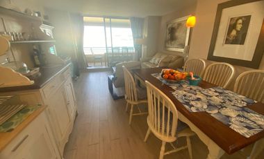 Impresionante depto vista al mar, 3er piso, 4 D, 3 baños, terraza 15 m2