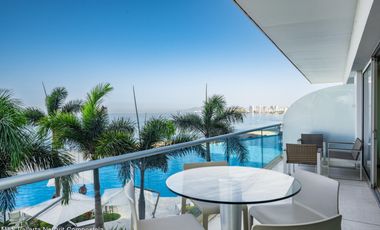 Elegante departamento en venta Frente al Mar en Planta Baja en Peninsula Vallarta – 3 Recámaras, Vistas Panorámicas