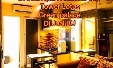 DI JUAL MURAH APARTEMEN GREEN PALACE KALIBATA CITY TOWER LOTUS JAKARTA SELATAN