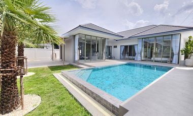 BRAND NEW Pool Villa 4 Bedrooms, Fully furnished, Hua Hin Soi 114, price 12.5 Million Baht