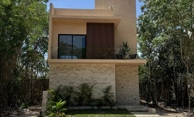 Hermosa Villa de 3 recamaras con alberca privada en Senderos de Mayakoba