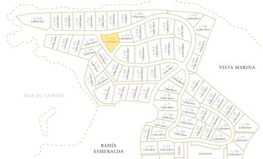 Gran Terreno en venta en San Carlos, Sonora, Fraccionamiento Punta del Desierto
