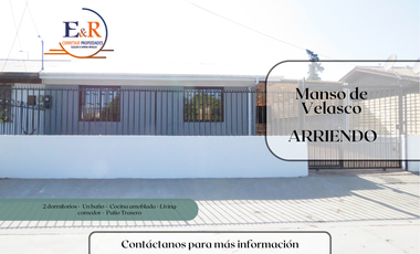 Arriendo Manso de Velasco