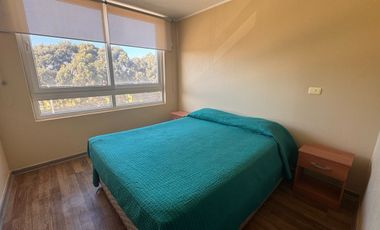 ARRIENDA AÑO CORRIDO dpto 2 dormitorios 2 baños amoblado a una cuadra de avda del mar
