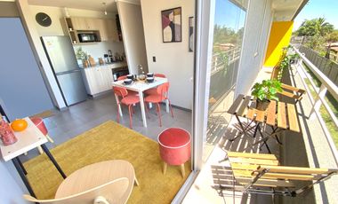 ARRIENDO DEPTO. 1 DORM 1 BAÑO CON ESTACIONAMIENTO