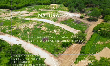 TERRENOS ECONOMICOS EN PUERTO ESCONDIDO