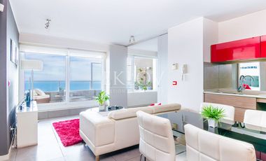 Departamento 2D2B Vista al Mar, Costa de Montemar, Concón