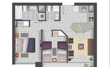 Departamento 2D 2B, Bosque de Montemar, Concón