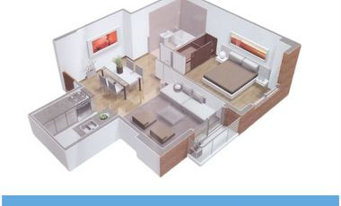 ALQUILA: Dpto 1 Dormitorio Externo con Balcón / B° CENTRO