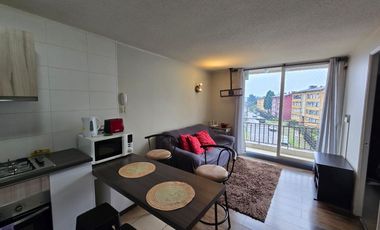 Arriendo Dpto Amoblado Condominio Rocura