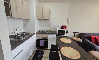 Arriendo Dpto Amoblado Condominio Rocura