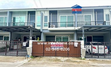 2-storey townhouse, 19.3 sq.w., Supalai Pride Village, Wongwaen-Lam Luk Ka, Khlong 6, Lam Luk Ka Road, Khlong Hok Road, Lam Luk Ka, Pathum Thani