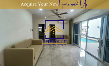 Fully Furnished 4 Bedrooms with Swimming Pool For Rent in Angeles City Pampanga near Clark
