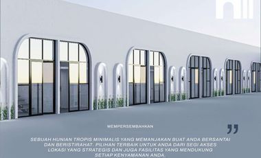 Villa favorite keluarga mewah 1/2 lantai lokasi di Central Sleman