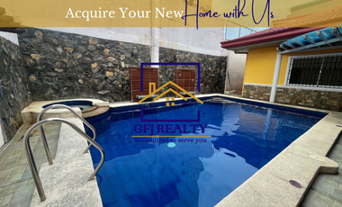 House for Rent in an Exclusive Subdivision with 5 Bedrooms with Pool in Angeles City Pampanga Clark