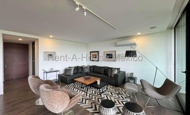 RENTA, Santa Fe Juriquilla. Departamento amueblado con estudio y 3 recámaras