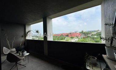 RENTA, Santa Fe Juriquilla. Departamento amueblado con estudio y 3 recámaras