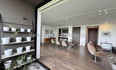 RENTA, Santa Fe Juriquilla. Departamento amueblado con estudio y 3 recámaras