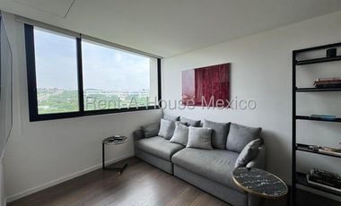 RENTA, Santa Fe Juriquilla. Departamento amueblado con estudio y 3 recámaras